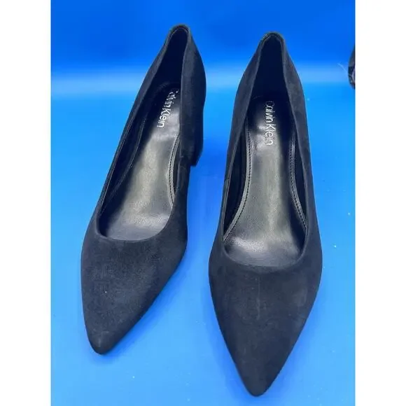 Calvin Klein Womens Lenott Black Pumps Shoes 7 Medium (B,M) - Picture 3 of 6